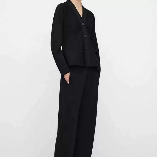 Adolfo Domínguez γυναικείο παντελόνι Barrel Fit - 269031074 Μαύρο