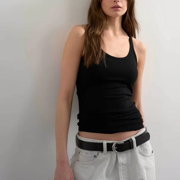 Topshop γυναικεία μπλούζα ribbed 