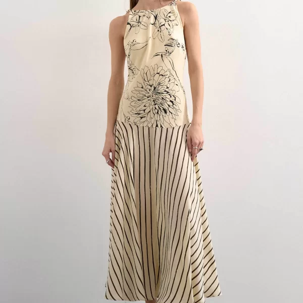 Topshop γυναικείο maxi φόρεμα 