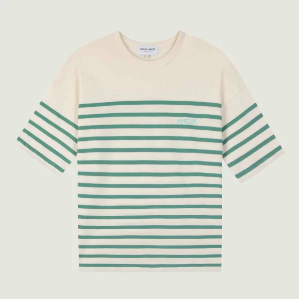 MAISON LABICHE Maison Labiche γυναικείο βαμβακερό T-shirt με ριγέ σχέδιο 