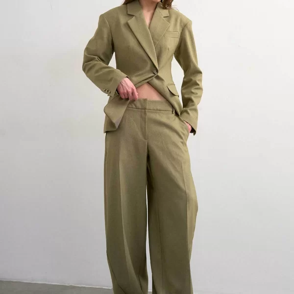 Topshop γυναικείο παντελόνι Straight Fit 