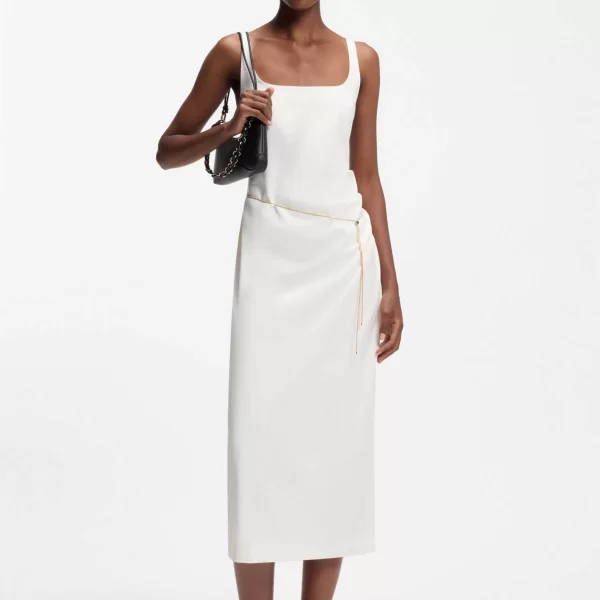 Hugo Boss γυναικείο midi φόρεμα με αλυσίδα 