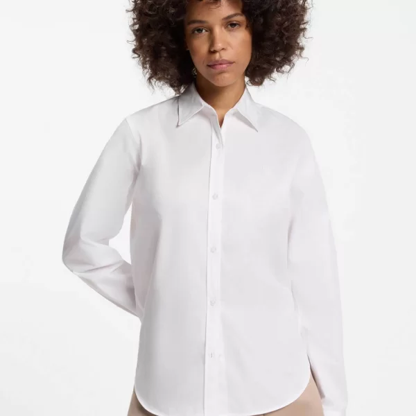 Hugo Boss γυναικείο πουκάμισο μονόχρωμο 