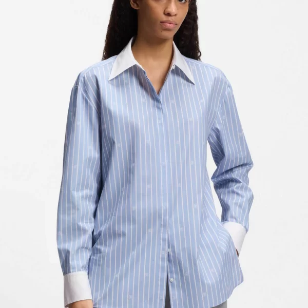 Hugo Boss γυναικείο πουκάμισο ριγέ 