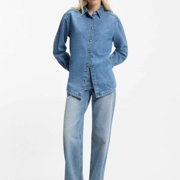 Hugo Boss γυναικείο τζιν παντελόνι Wide Fit 