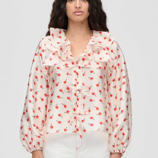 Stine Goya γυναικεία μπλούζα με floral print 