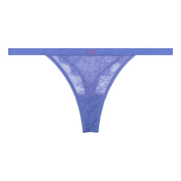 Love Stories γυναικείο σλιπ tanga μονόχρωμο με δαντέλα 