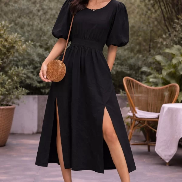 ΦΟΡΕΜΑ MIDI ΜΕ ΜΠΑΛΟΝ ΜΑΝΙΚΙΑ Μαύρο