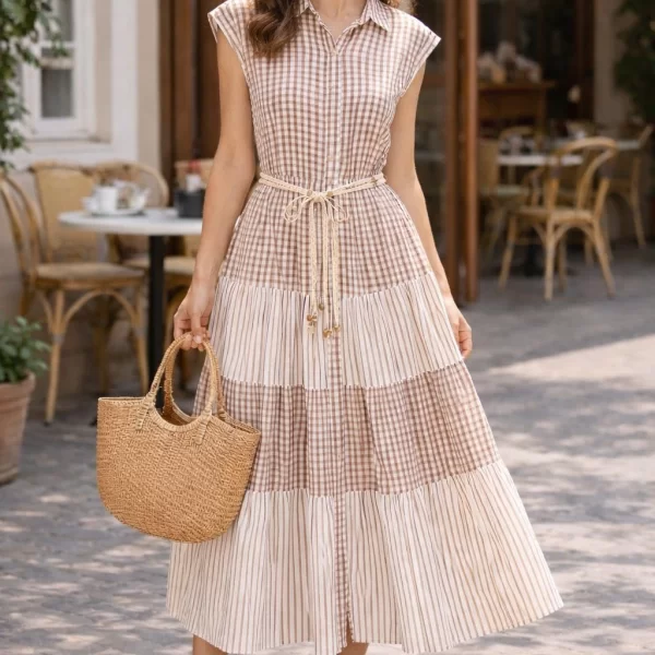 ΦΟΡΕΜΑ MIDI ΜΕ ΖΩΝΗ Μπεζ