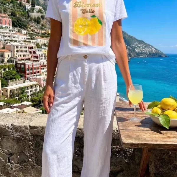 ΜΠΛΟΥΖΑ ΜΕ ΜΕ ΤΥΠΩΜΑ Άσπρο