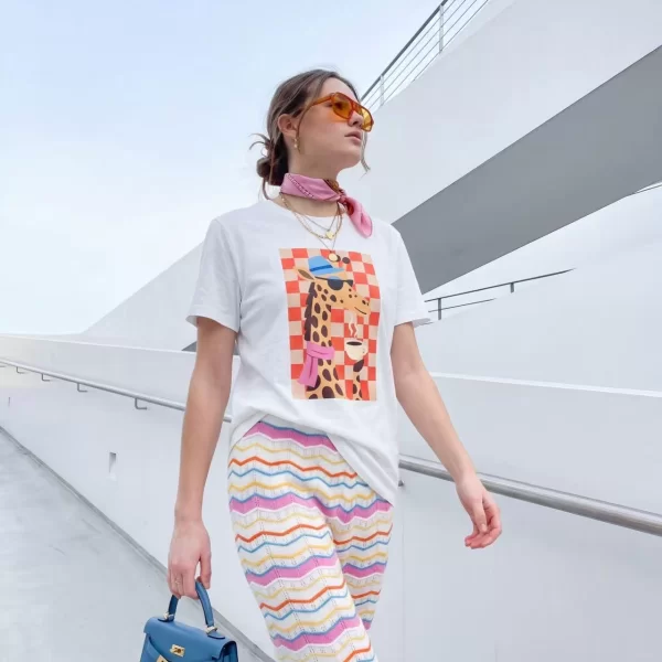 DRESS UP ΜΠΛΟΥΖΑ ΜΕ ΜΕ ΤΥΠΩΜΑ Άσπρο