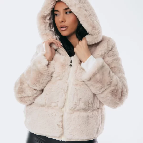 ΜΠΟΥΦΑΝ ΓΟΥΝΙΝΟ ΜΕ ΚΟΥΚΟΥΛΑ Μπεζ