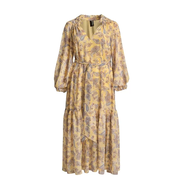 Maxi φόρεμα με paisley σχέδιο