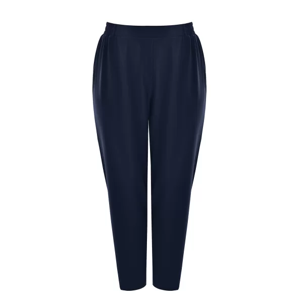 MAT FASHION Tapered παντελόνι κρεπ airwashed