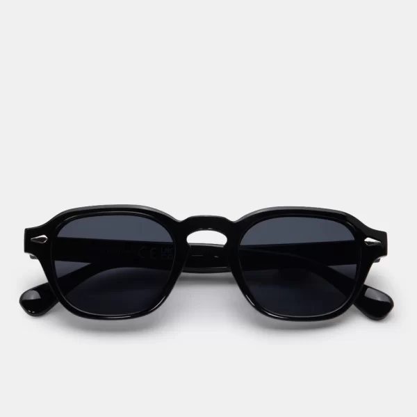 Γυαλία Ηλιού Round - Μαύρο