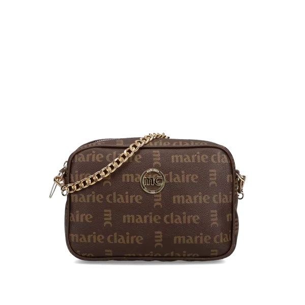 Καφέ τσάντα χιαστί