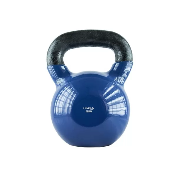 HMS KNV28 Kettlebell Βινυλίου 28kg Μπλε