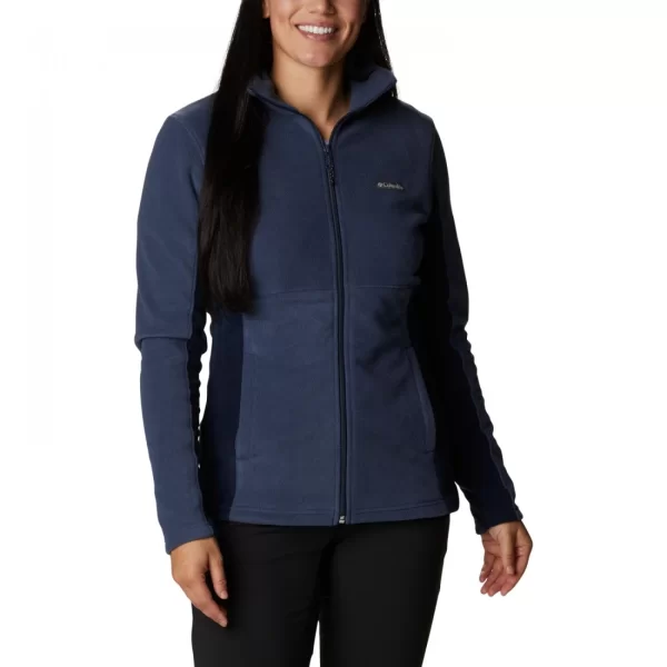 Columbia Columbia Basin Trail Iii Full Fleece Γυναικεία Ζακέτα με Φερμουάρ σε Navy Μπλε Χρώμα 1938041-466