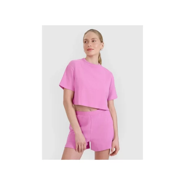 4F Women's crop top tshirt 4F 4FWSS25TTSHF197754S