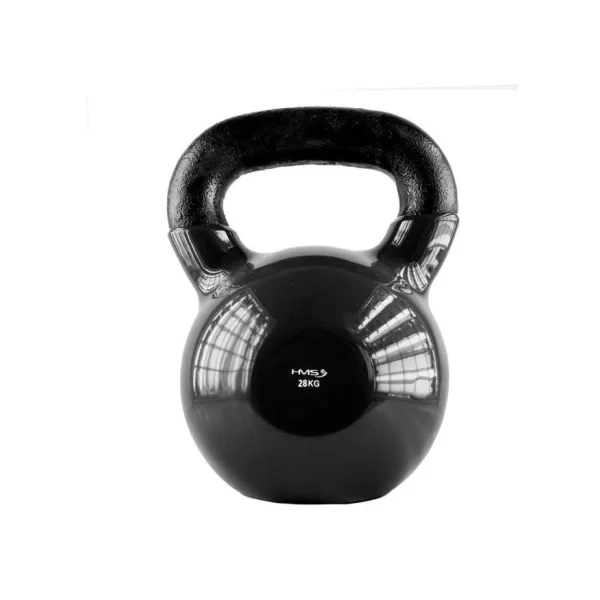 HMS HMS KNV28 Kettlebell Βινυλίου 28kg Μαύρο