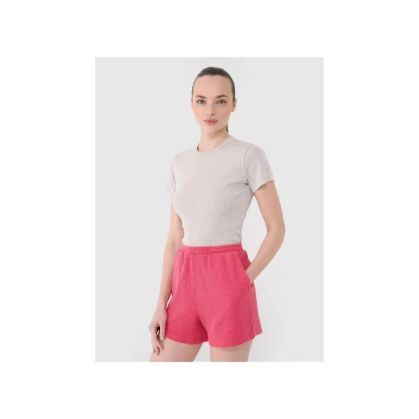 4F Women's casual waffle knit shorts 4F 4FRSS25TSHOF69954S