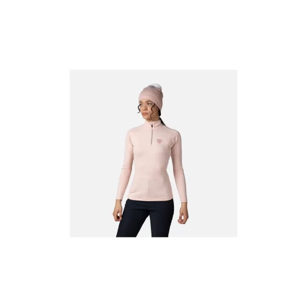 ROSSIGNOL Rossignol W Classique 12 Zip Pink Sweatshirt