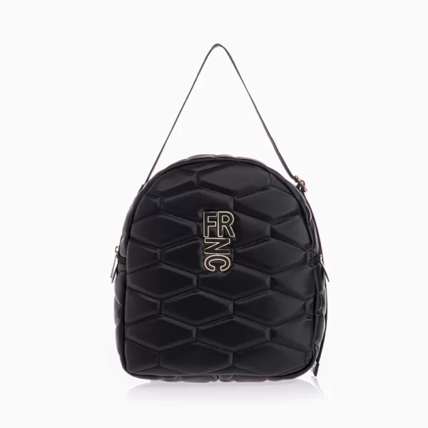 Frnc FRNC ΓΥΝΑΙΚΕΙΑ ΤΣΑΝΤΑ WATER REPELLENT SATIN ΕΛΛΗΝΙΚΗ 4949W ΜΑΥΡΟ