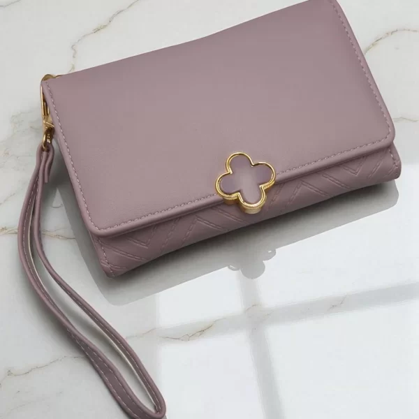 DARK HORSE S.L. ΓΥΝΑΙΚΕΙΟ ΠΟΡΤΟΦΟΛΙ ΜΩΒ ΛΙΛΑ ΜΕ ΑΝΑΓΛΥΦΟΥΣ ΡΟΜΒΟΥΣ ΚΑΙ ΛΟΥΡΑΚΙ