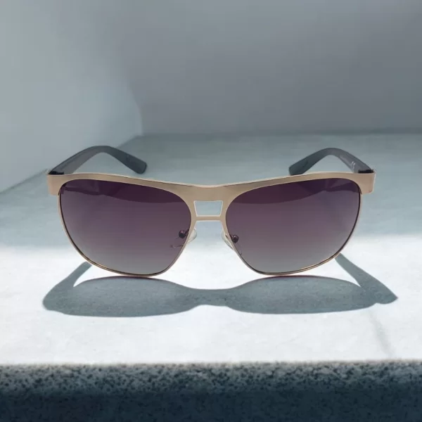 DASOON VISION ΓΥΑΛΙΑ ΗΛΙΟΥ POLARIZED ΣΕ ΣΤΥΛ AVIATOR ΧΡΥΣΟ ΜΕΤΑΛΛΙΚΟ ΣΚΕΛΕΤΟ ΜΕ DEGRADE ΚΑΦΕ ΦΑΚΟ