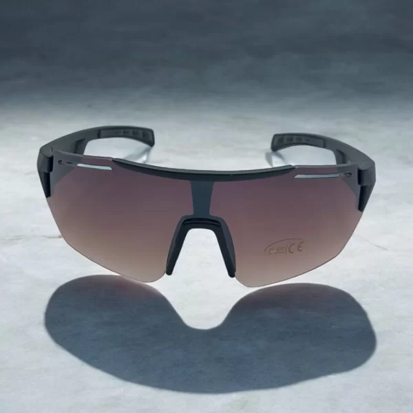 DASOON VISION ΓΥΑΛΙΑ ΗΛΙΟΥ ΣΕ ΣΤΥΛ WRAPAROUND ΜΑΥΡΟ ΜΕ ΚΑΦΕ DEGRADE ΦΑΚΟ