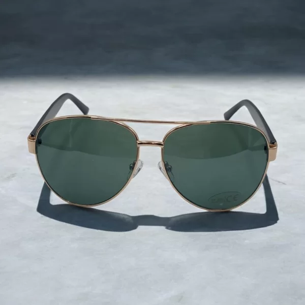 YIMEI ΓΥΑΛΙΑ ΗΛΙΟΥ ΣΕ ΣΤΥΛ AVIATOR ΧΡΥΣΟ ΜΕ ΠΡΑΣΙΝΟ ΦΑΚΟ