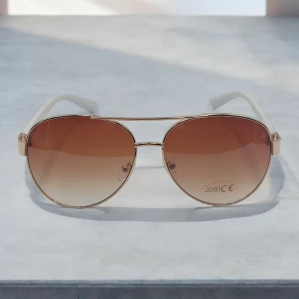 YIMEI ΓΥΑΛΙΑ ΗΛΙΟΥ ΣΕ ΣΤΥΛ AVIATOR ΧΡΥΣΟ ΜΕ DEGRADE ΚΑΦΕ ΦΑΚΟ