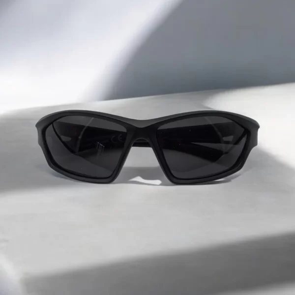 DASOON VISION ΓΥΑΛΙΑ ΗΛΙΟΥ POLARIZED SPORT STYLE ΜΑΥΡΟ ΜΑΤ ΜΕ ΓΚΡΙ ΦΑΚΟ