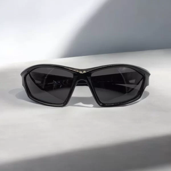 DASOON VISION ΓΥΑΛΙΑ ΗΛΙΟΥ POLARIZED SPORT STYLE ΜΑΥΡΟ ΜΕ ΓΚΡΙ ΦΑΚΟ