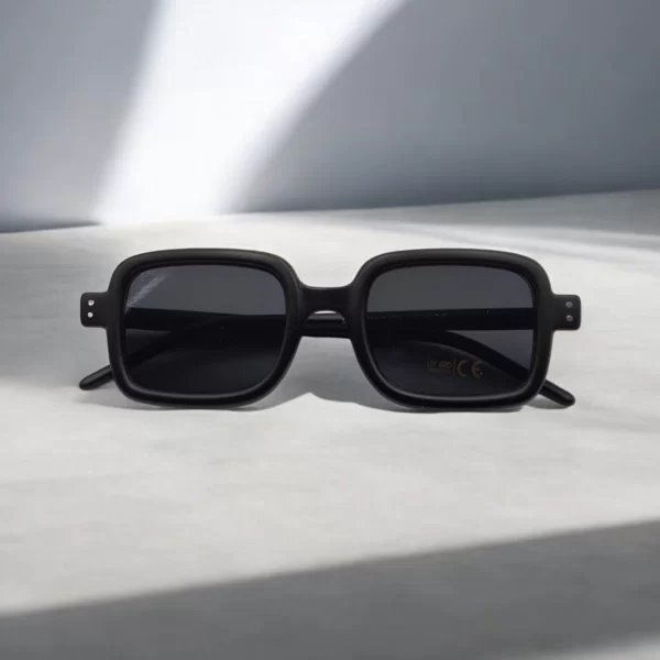 DASOON VISION ΓΥΑΛΙΑ ΗΛΙΟΥ ΣΤΥΛ SQUARE ΜΑΥΡΟ ΜΑΤ ΚΑΙ ΓΚΡΙ ΦΑΚΟ