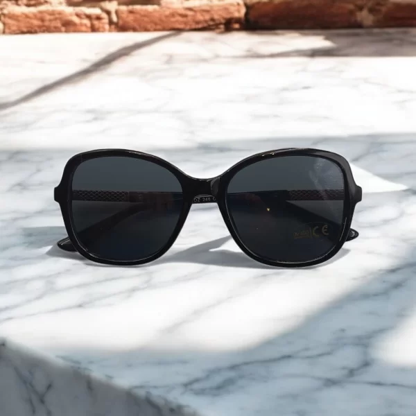 DASOON VISION ΓΥΑΛΙΑ ΗΛΙΟΥ ΣΤΥΛ RECTANGULAR ΜΑΥΡΟ ΚΑΙ ΓΚΡΙ ΦΑΚΟ