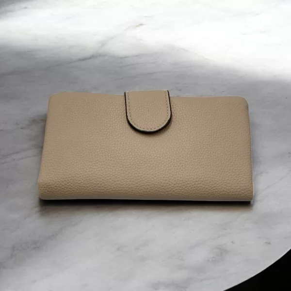 ANGEL COLLECTION ΓΥΝΑΙΚΕΙΟ ΠΟΡΤΟΦΟΛΙ ΔΙΠΤΥΧΟ ΠΟΥΡΟΥ ΦΑΚΕΛΟΣ ΜΕ ΚΟΥΜΠΩΜΑ