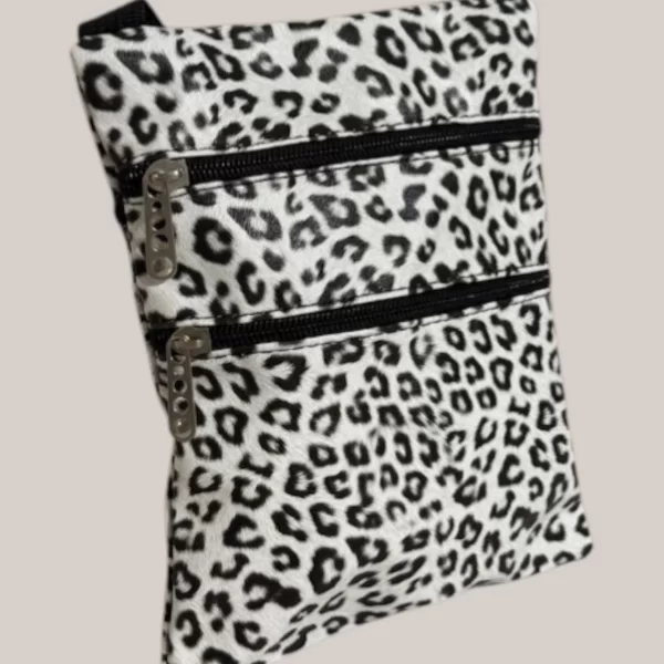 HONESTY ΓΥΝΑΙΚΕΙΑ ΤΣΑΝΤΑ ΧΙΑΣΤΙ ANIMAL PRINT LEOPARD ΛΕΥΚΟ