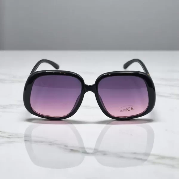 DASOON VISION ΓΥΑΛΙΑ ΗΛΙΟΥ RECTANGULAR STYLE ΜΑΥΡΟ ΜΕ ΗΜΙΔΙΑΦΑΝΟ ΡΟΖ DEGRADE ΦΑΚΟ