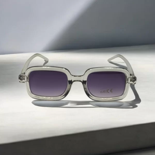 DASOON VISION ΓΥΑΛΙΑ ΗΛΙΟΥ ΣΤΥΛ SQUARE ΓΚΡΙ ΔΙΑΦΑΝΕΣ ΚΑΙ ΜΩΒ DEGRADE ΦΑΚΟ