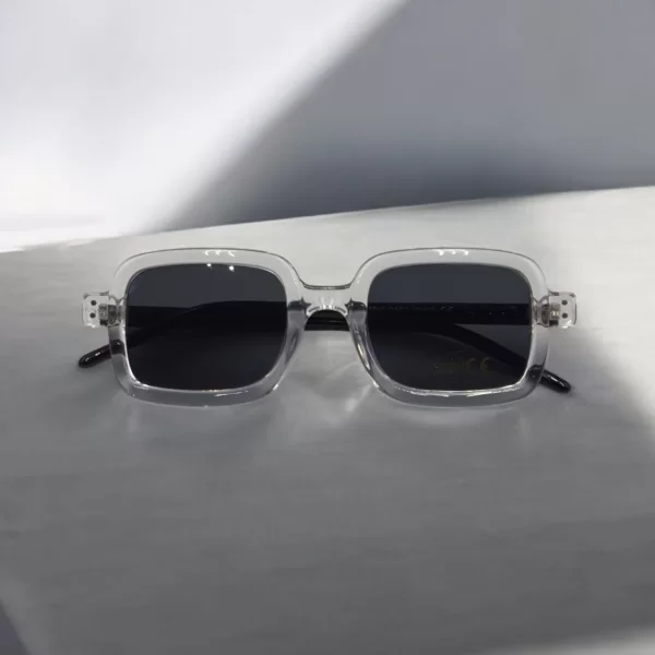 DASOON VISION ΓΥΑΛΙΑ ΗΛΙΟΥ ΣΤΥΛ SQUARE ΛΕΥΚΟ ΔΙΑΦΑΝΕΣ ΚΑΙ ΓΚΡΙ ΦΑΚΟ