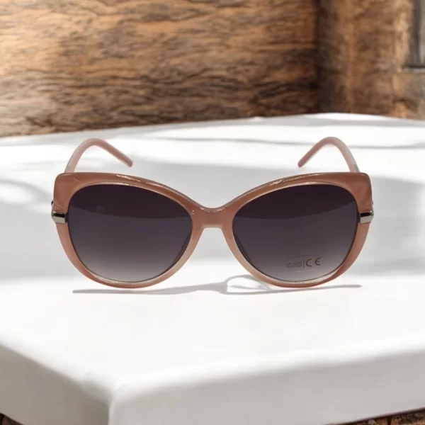 DASOON VISION ΓΥΑΛΙΑ ΗΛΙΟΥ ΣΤΥΛ SQUARE ΡΟΖ ΜΕ ΓΚΡΙ DEGRADE ΦΑΚΟ ΚΑΙ ΧΡΥΣΗ ΛΕΠΤΟΜΕΡΕΙΑ ΣΤΟΥΣ ΒΡΑΧΙΟΝΕΣ