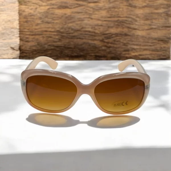 DASOON VISION ΓΥΑΛΙΑ ΗΛΙΟΥ ΣΤΥΛ RECTANGULAR ΜΠΕΖ ΜΕ ΚΑΦΕ DEGRADE ΦΑΚΟ