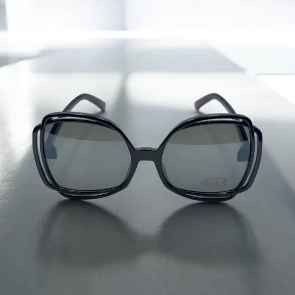 DASOON VISION ΓΥΑΛΙΑ ΗΛΙΟΥ ΤΕΤΡΑΓΩΝΑ ΜΕ ΔΙΠΛΗ ΓΡΑΜΜΗ ΜΑΥΡΟΥ ΣΚΕΛΕΤΟΥ ΚΑΙ ΜΕ ΜΑΥΡΟ ΦΑΚΟ