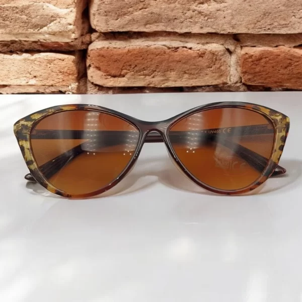 DASOON VISION ΓΥΑΛΙΑ ΗΛΙΟΥ CAT EYE ΚΑΦΕ ΤΙΓΡΕ ΤΕΛΕΙΩΜΑ