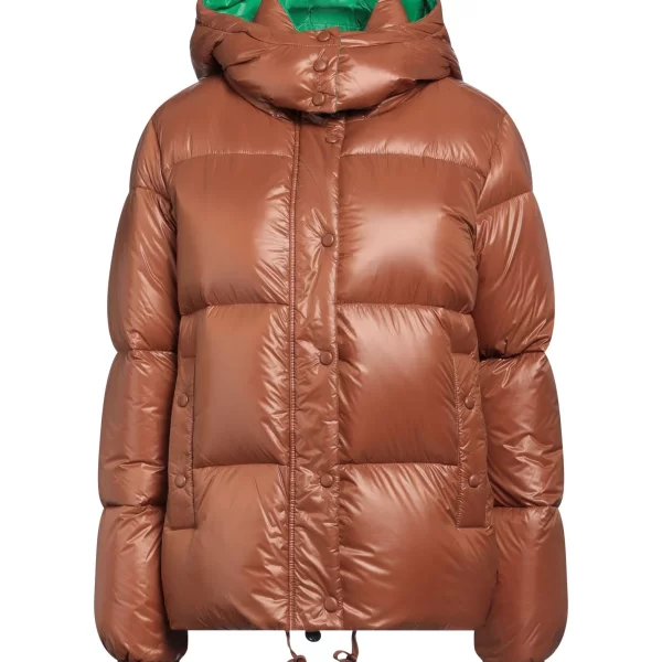 EMMA & GAIA RED ΠΑΛΤΟ & ΤΖΑΚΕΤ Μπουφάν με επένδυση