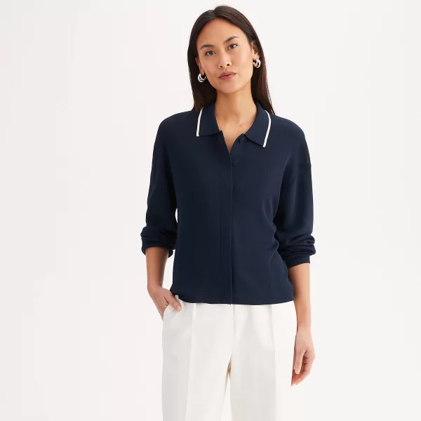 Anne Weyburn Ζακέτα με γιακά πόλο