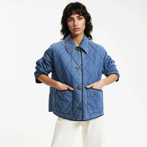 La Redoute Collections Καπιτονέ τζιν μπουφάν