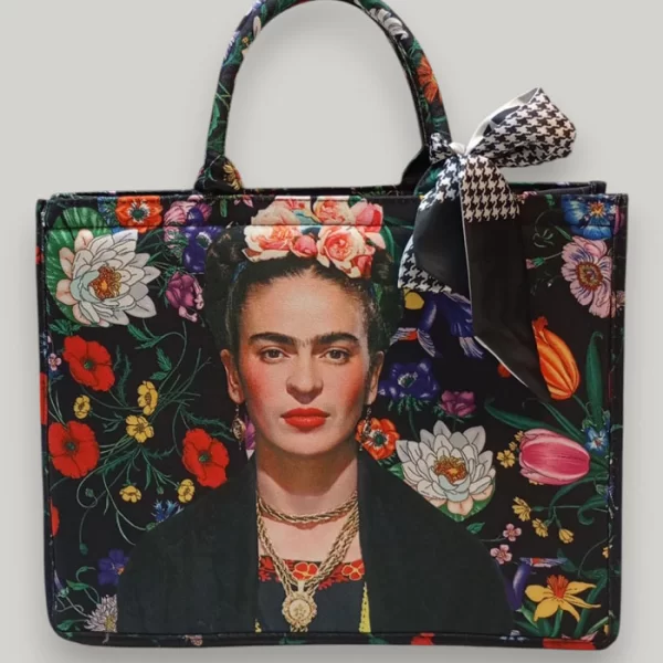 PerfectDress.gr boho tote bag Frida world black