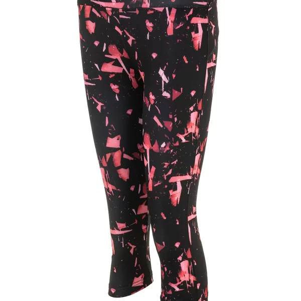 Vactive Γυναικείο κάπρι με σχέδιο μάρμαρο σε μαύρο/φούξια